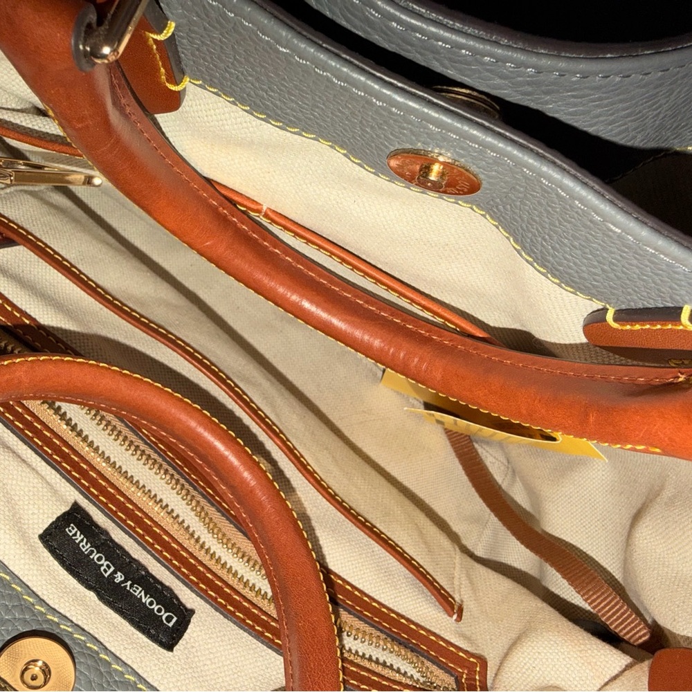 Dooney & Bourk gray bag in excellent condition - Picture 2 of 7